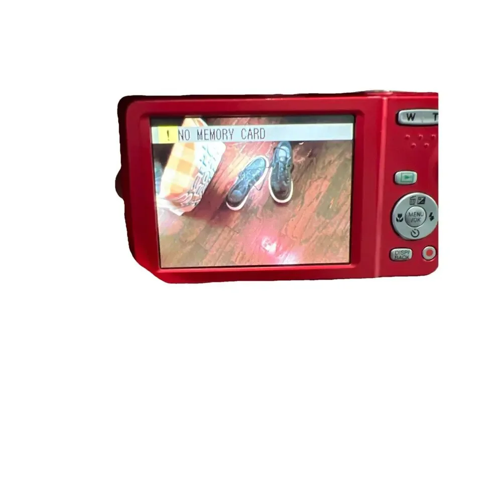 Fujifilm FinePix T400 Red 16MP Digital Camera w/ Battery No Charger